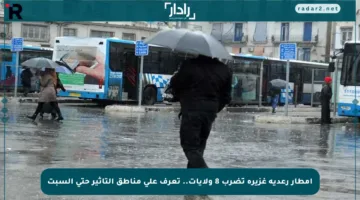 أمطار رعدية غزيرة تضرب 8 ولايات.. تعرف على مناطق التأثير حتى السبت